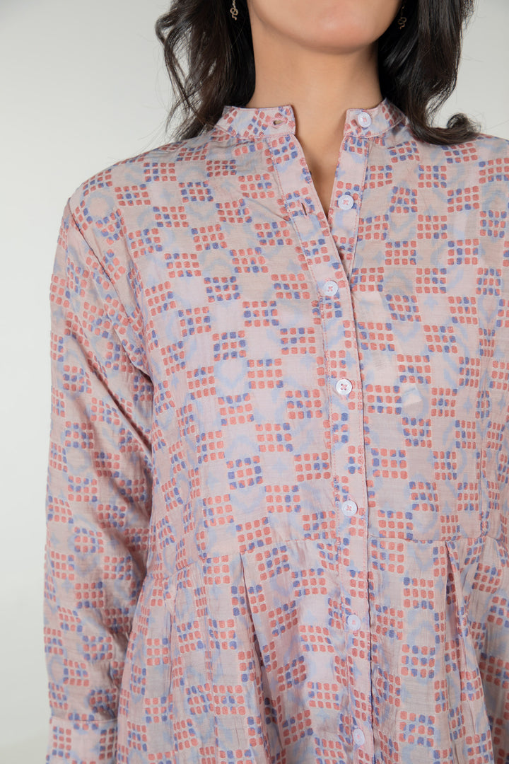 Peplum Button Down