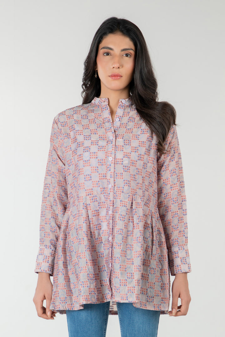Peplum Button Down
