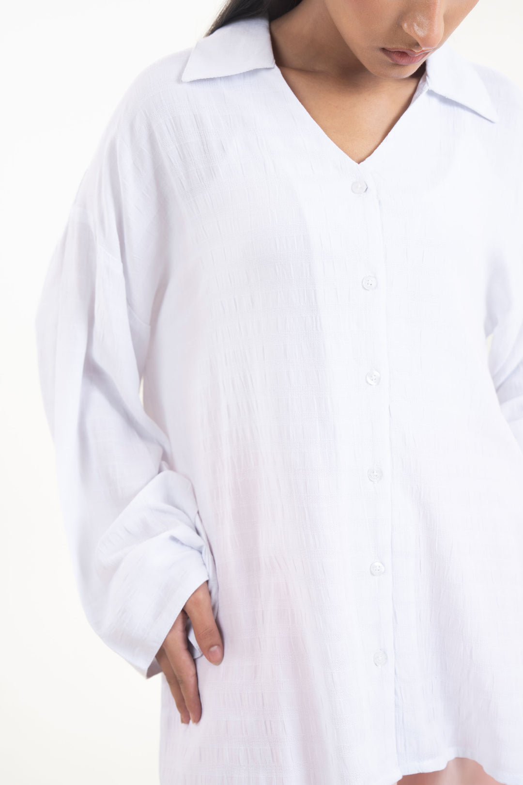 A-line Textured Shirt