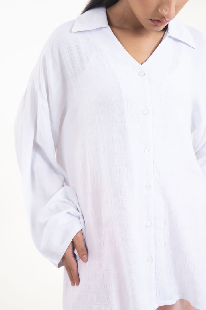 A-line Textured Shirt