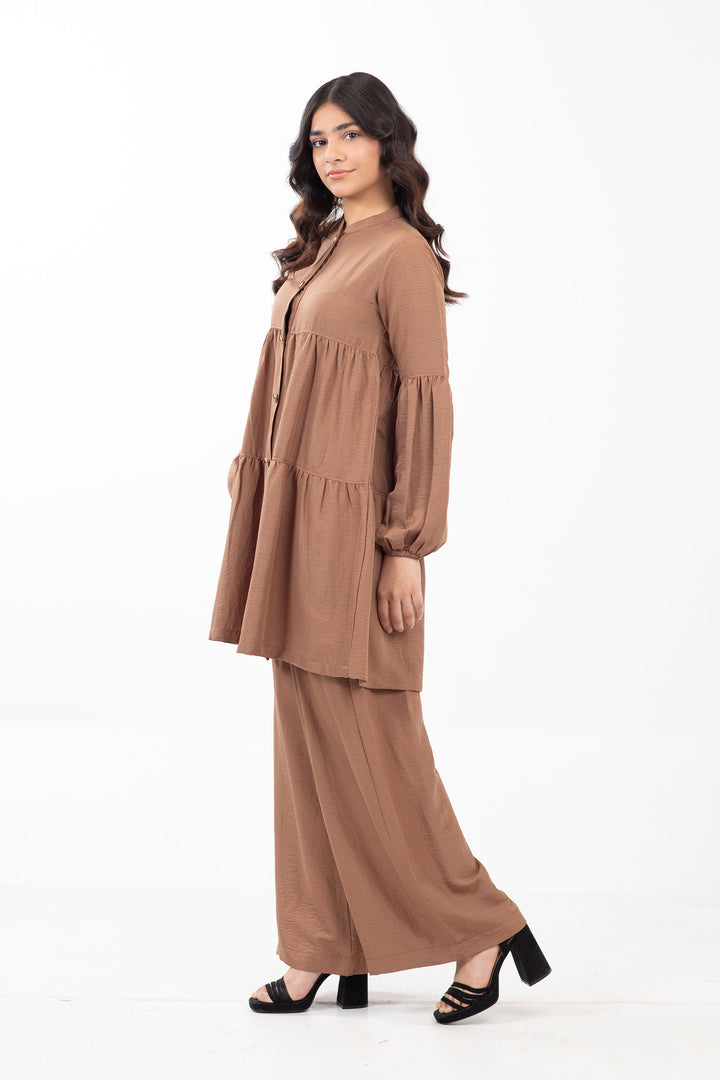 Long Shirt Co-ord Set