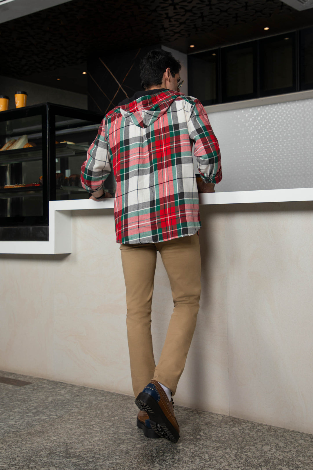 Flannel Shirt Grey/Red