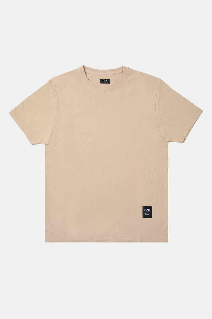 Textured Crew Neck