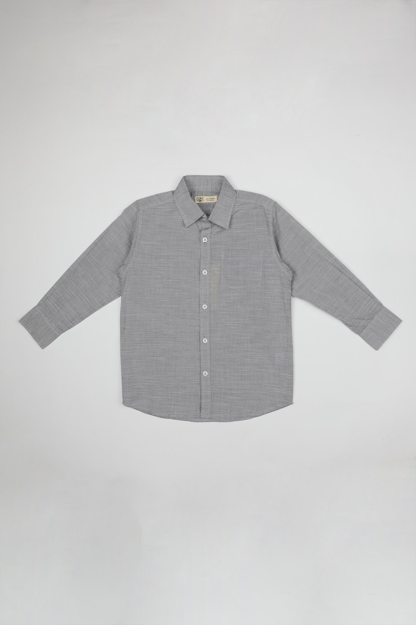 Stripe Shirt Grey/White