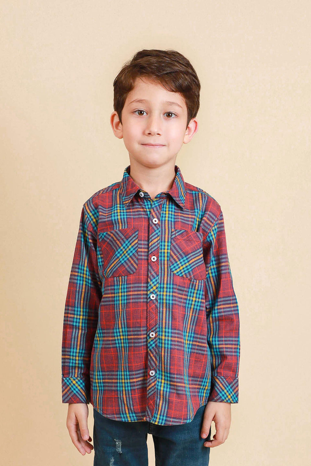 Check Shirt Red