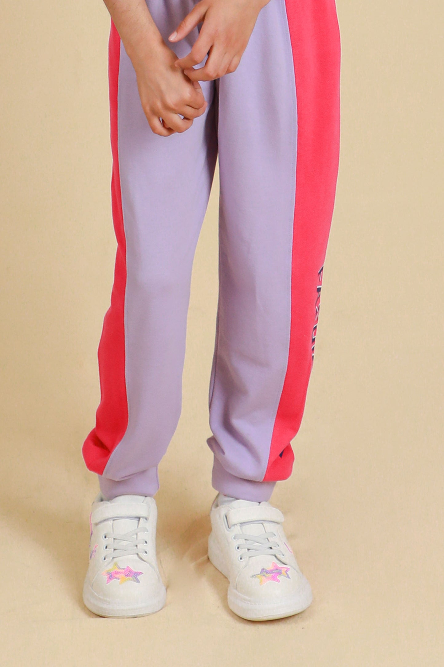 Graphic Trousers Lilac