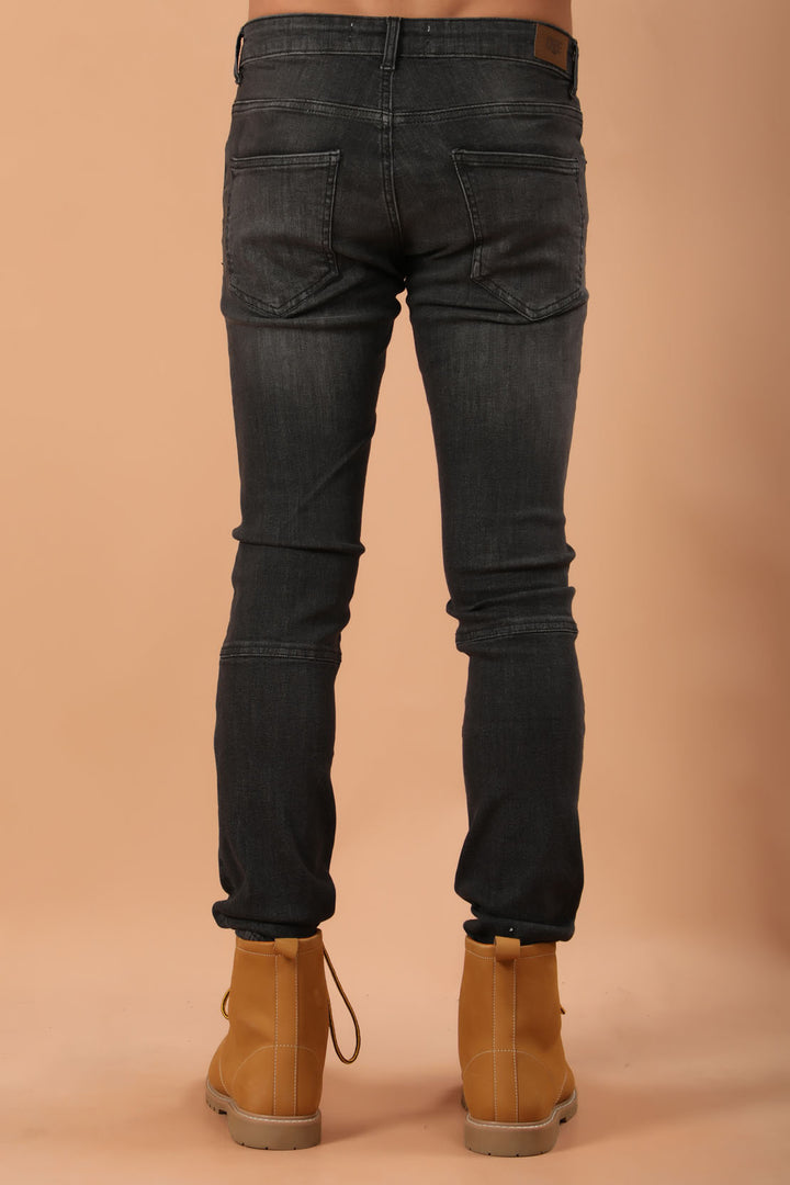Paneled Jeans Black (7233511227543)