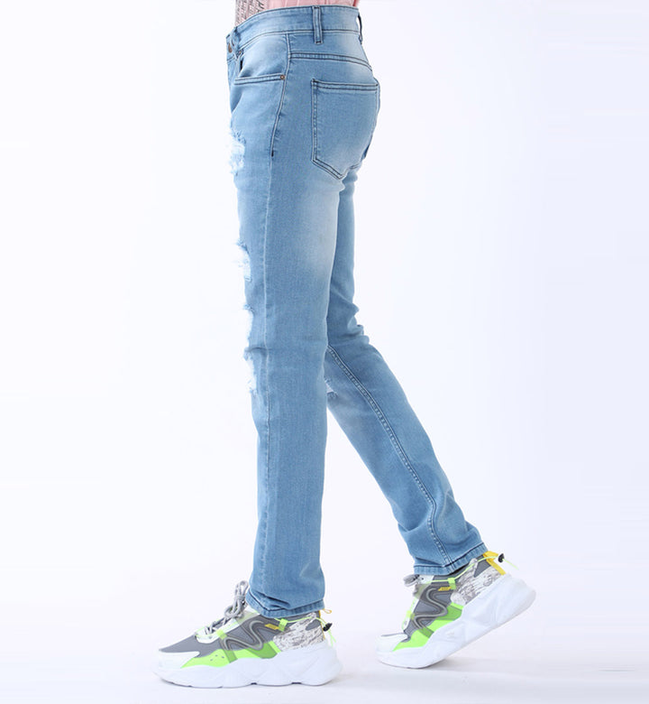 Ripped Jeans Light Blue (7487290114199)