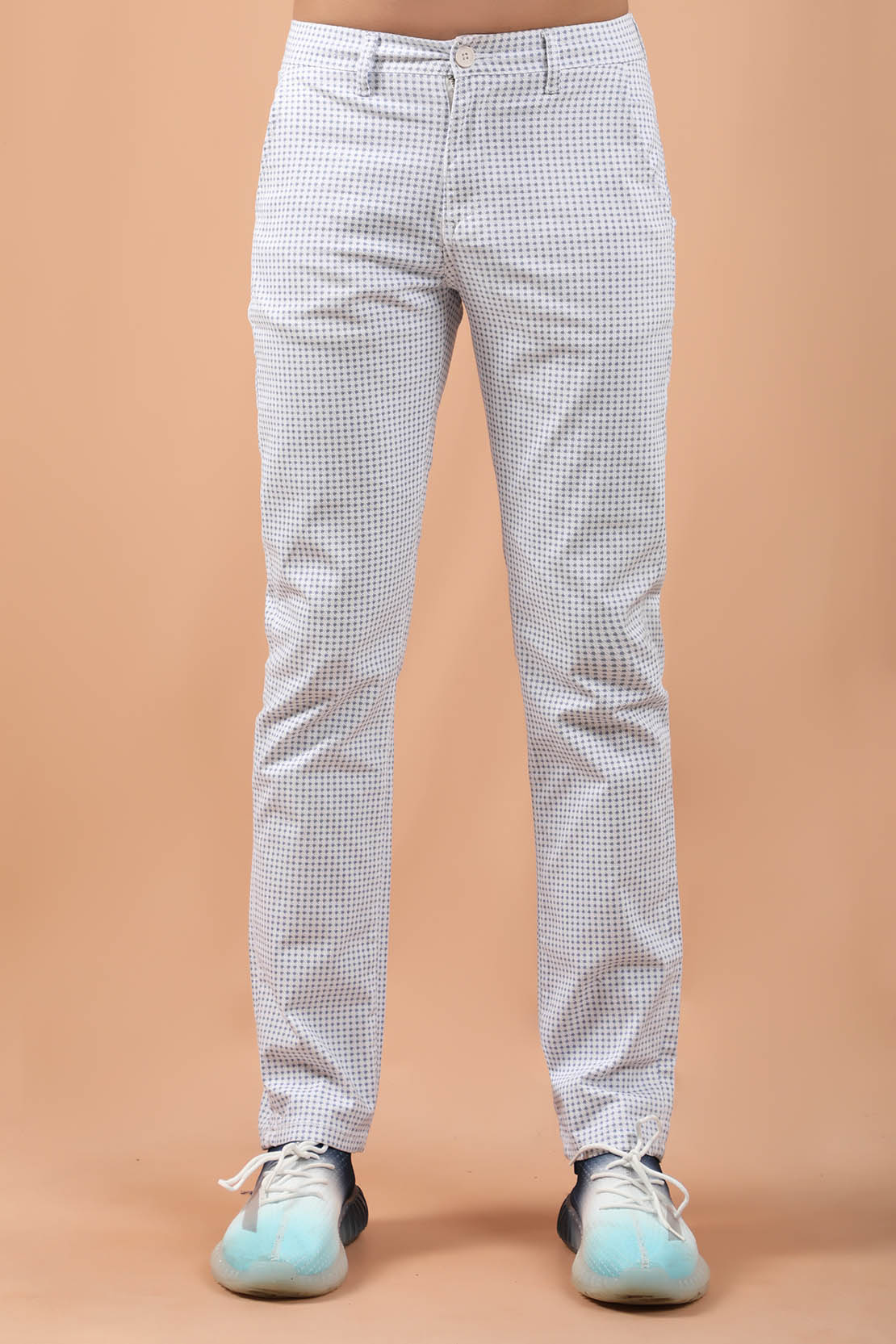 Houndstooth Pants Blue/White (7220057374871)