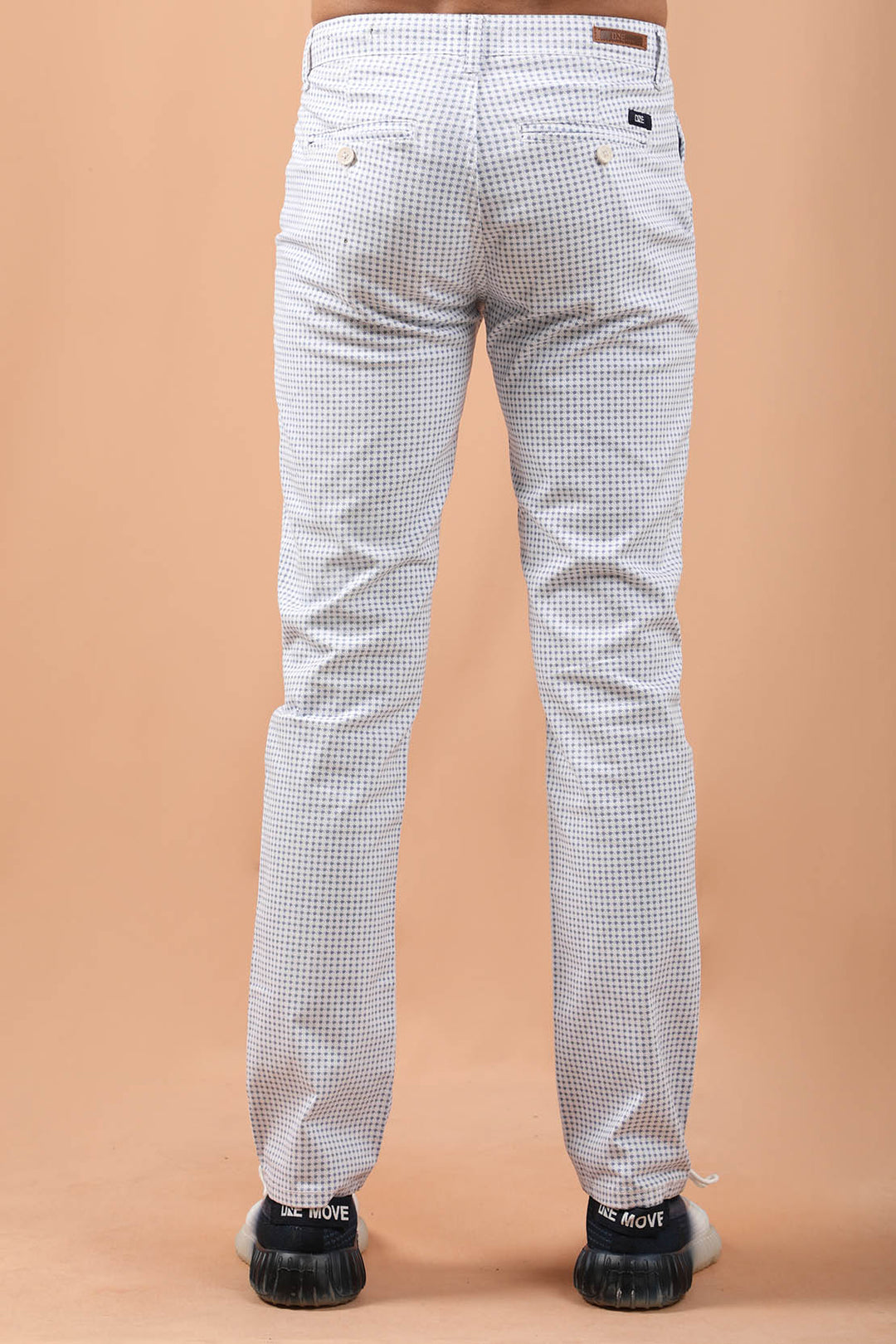 Houndstooth Pants Blue/White (7220057374871)