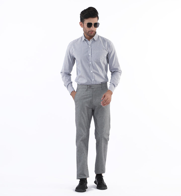 Textured Chinos Grey