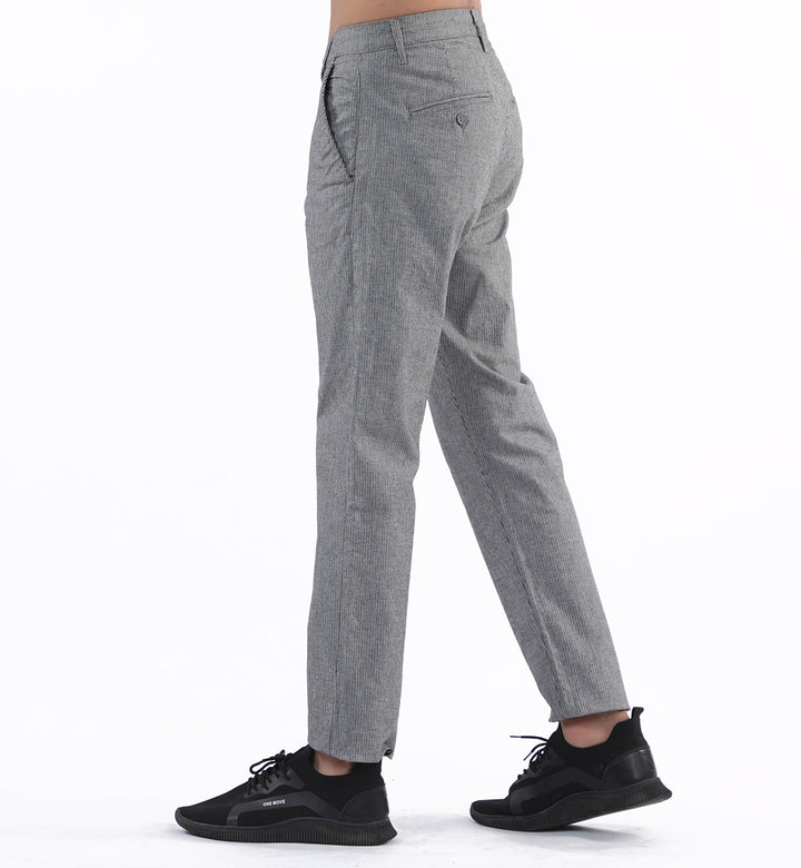 Textured Chinos Grey