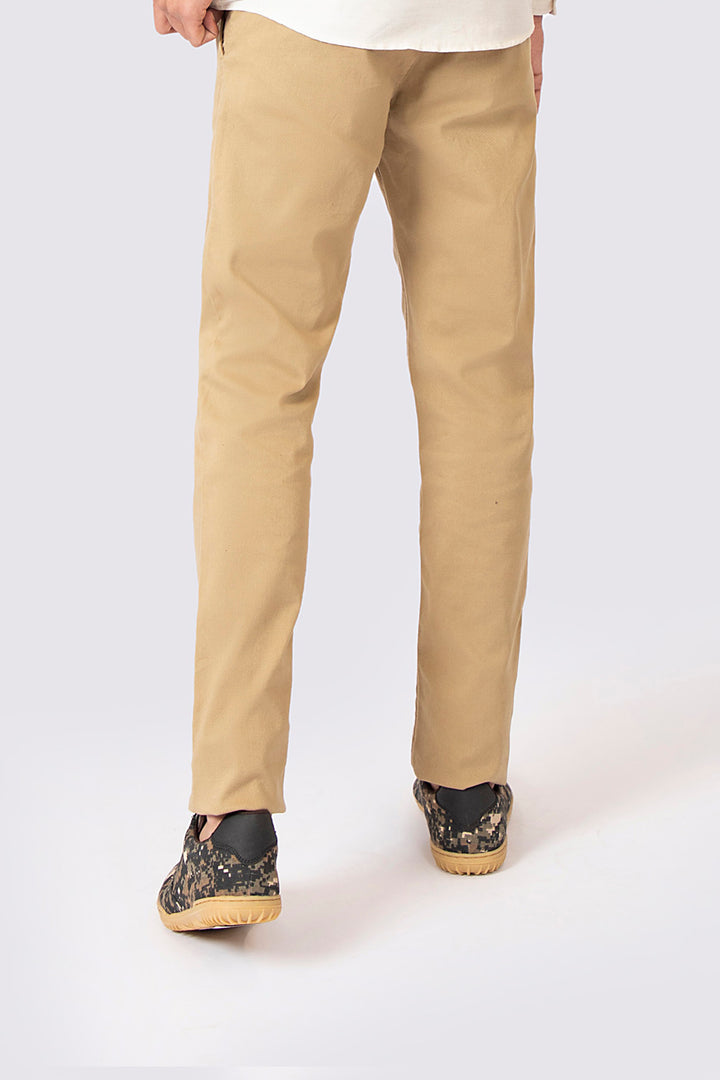 Textured Pants Khaki