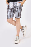 Tie Dye Shorts White
