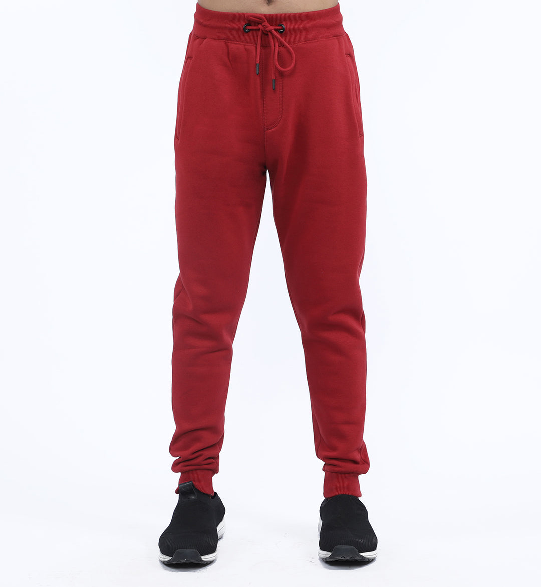 Basic Track Pants Maroon