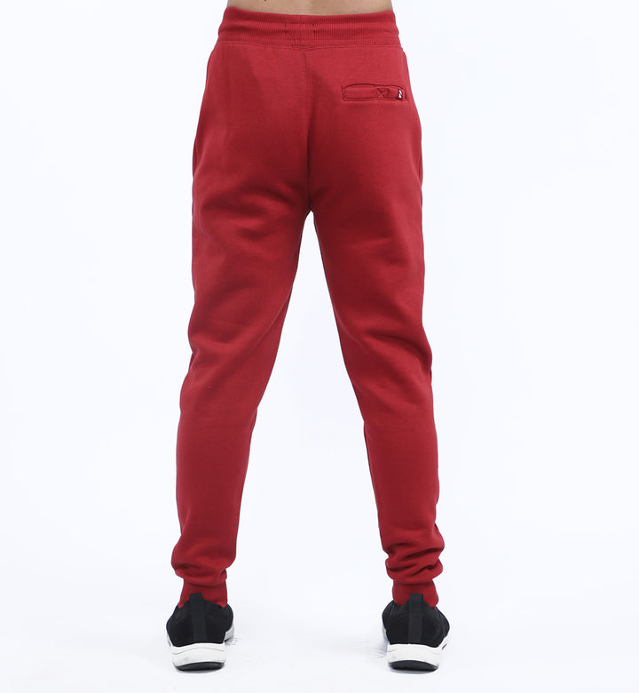 Basic Track Pants Maroon