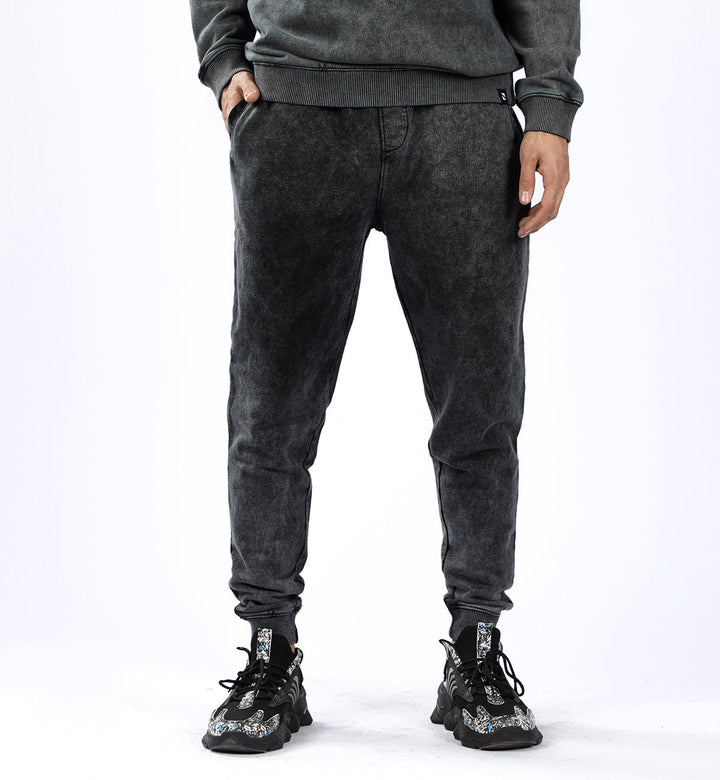 Washed Trackpants Black