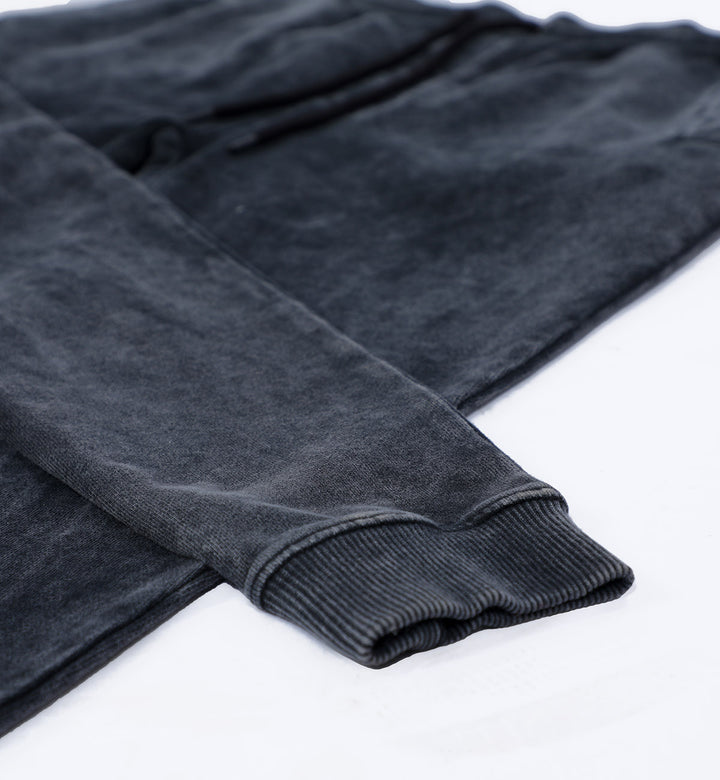 Washed Trackpants Black