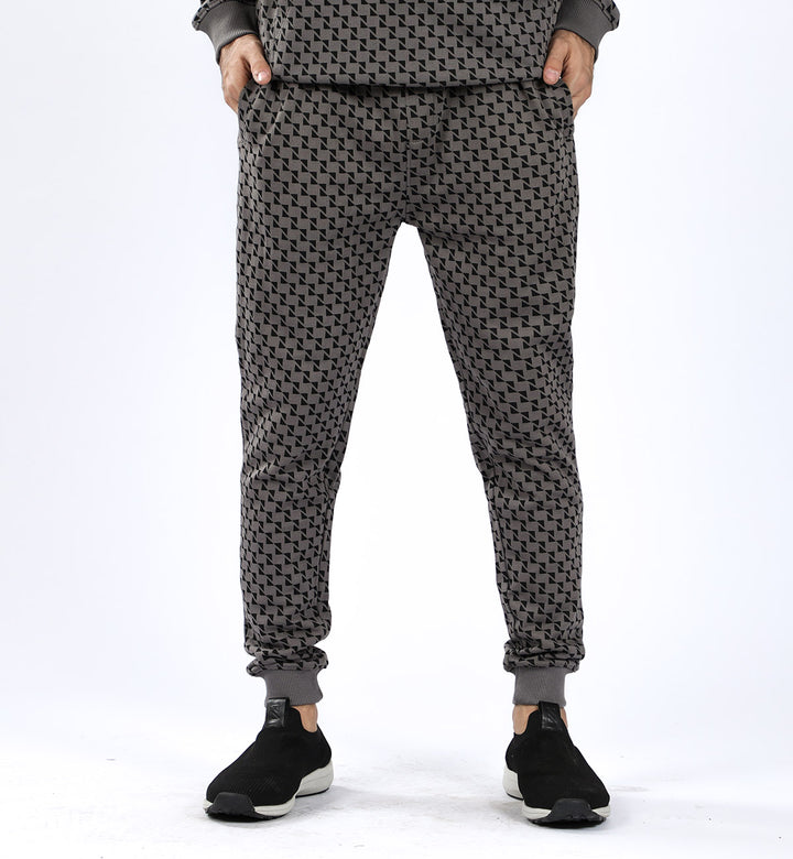 Printed Trackpants Grey