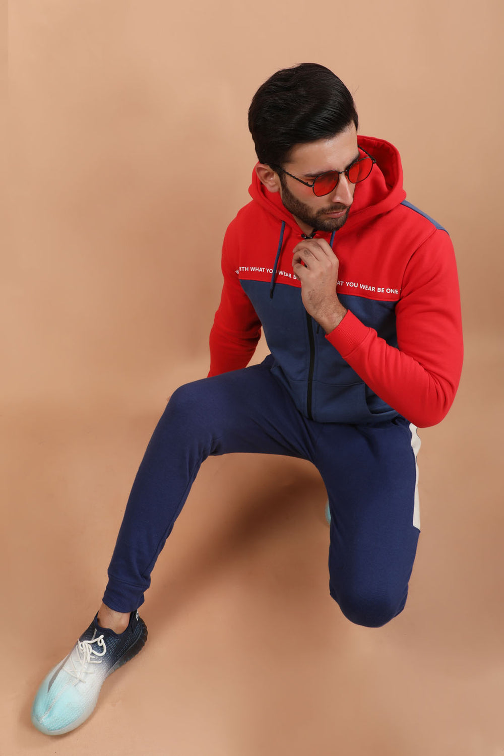 Pannel Hoodie Navy (7335235551383)