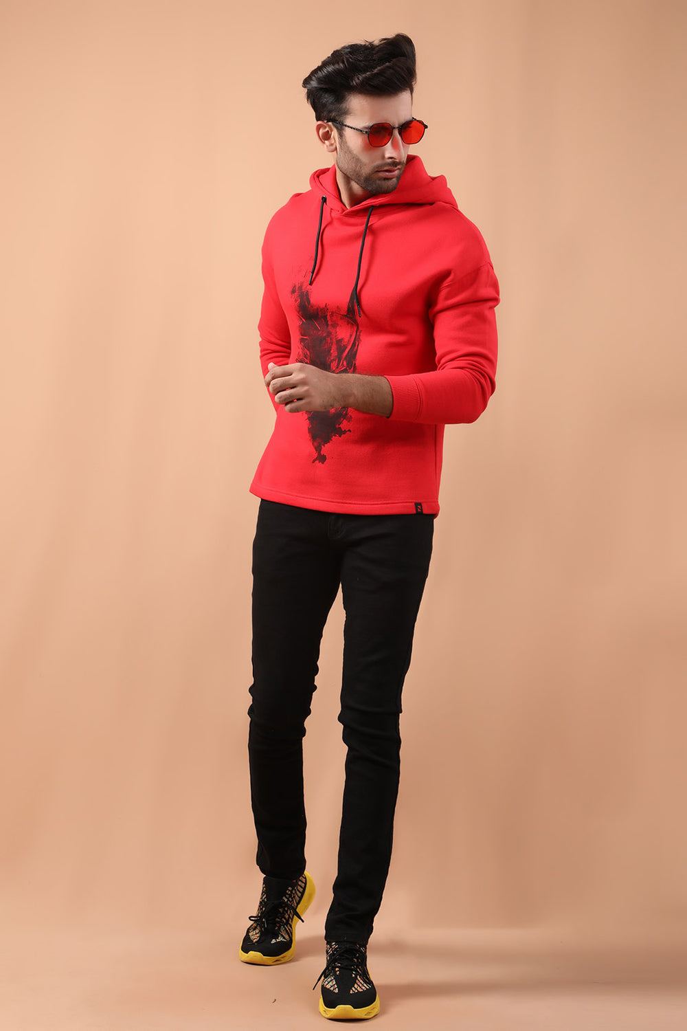 Graphic Hoodie Red (7212389925015)