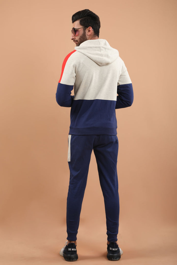 Paneled Hoodie Navy/Grey (7335235584151)