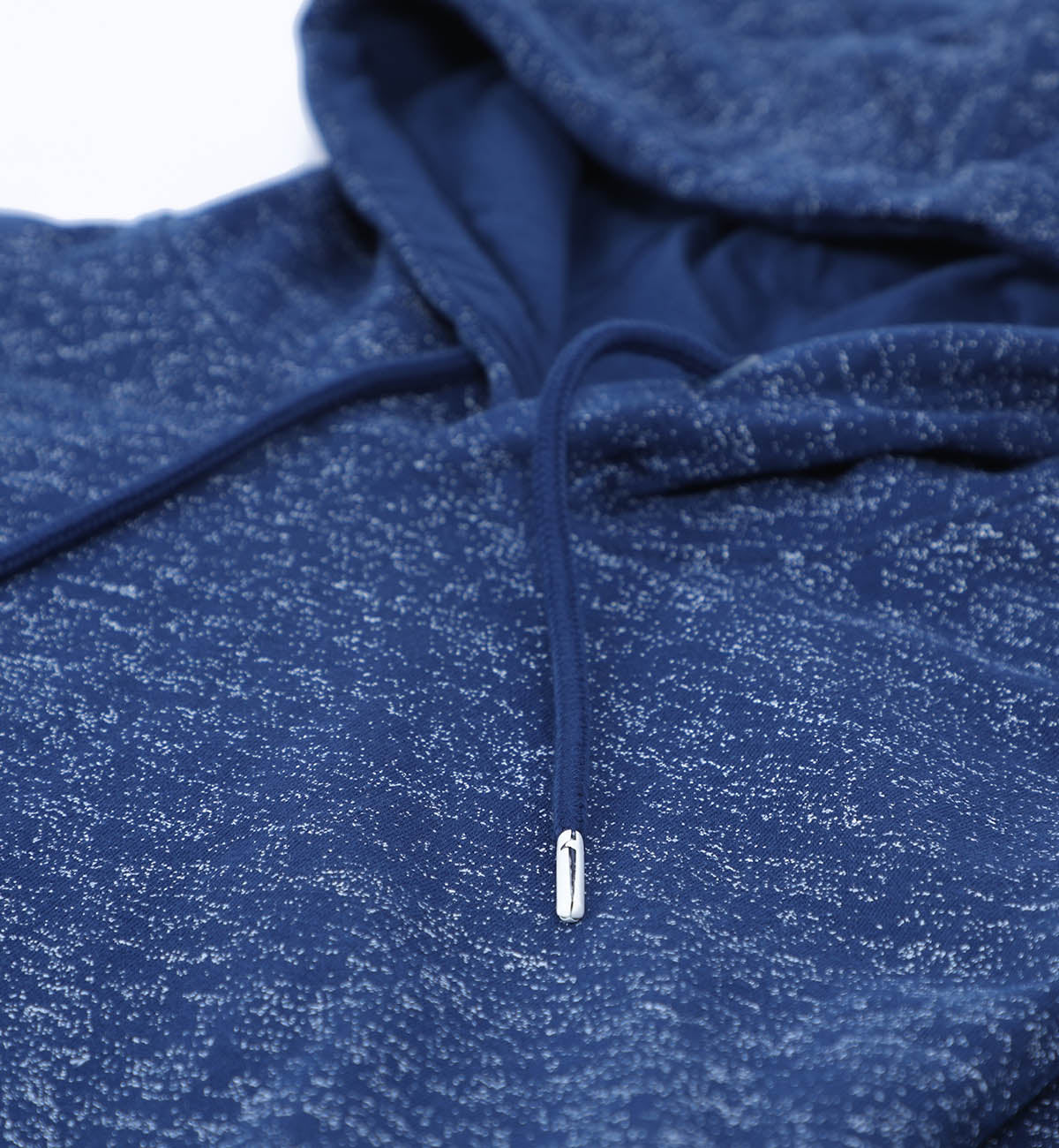 Textured Hoodie Navy