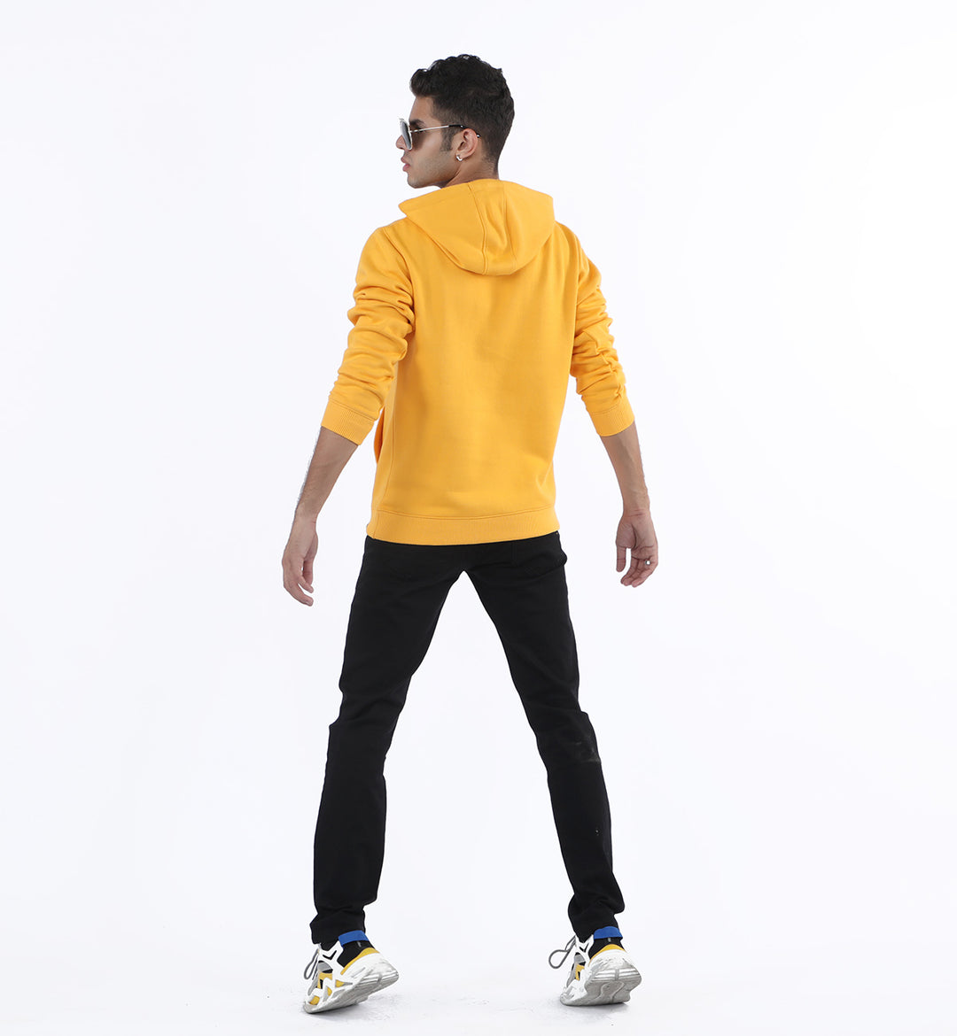 Graphic Hoodie Mustard