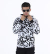 Doodle Hoodie White/Black