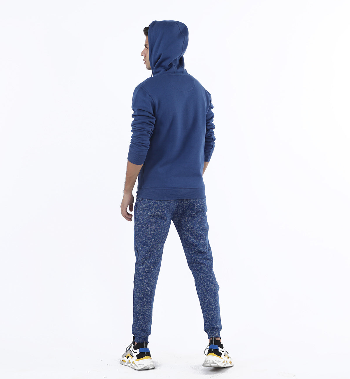 Half Zipper Hoodie Navy