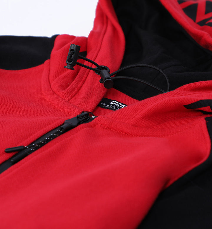 Raglan Hoodie Red/Black