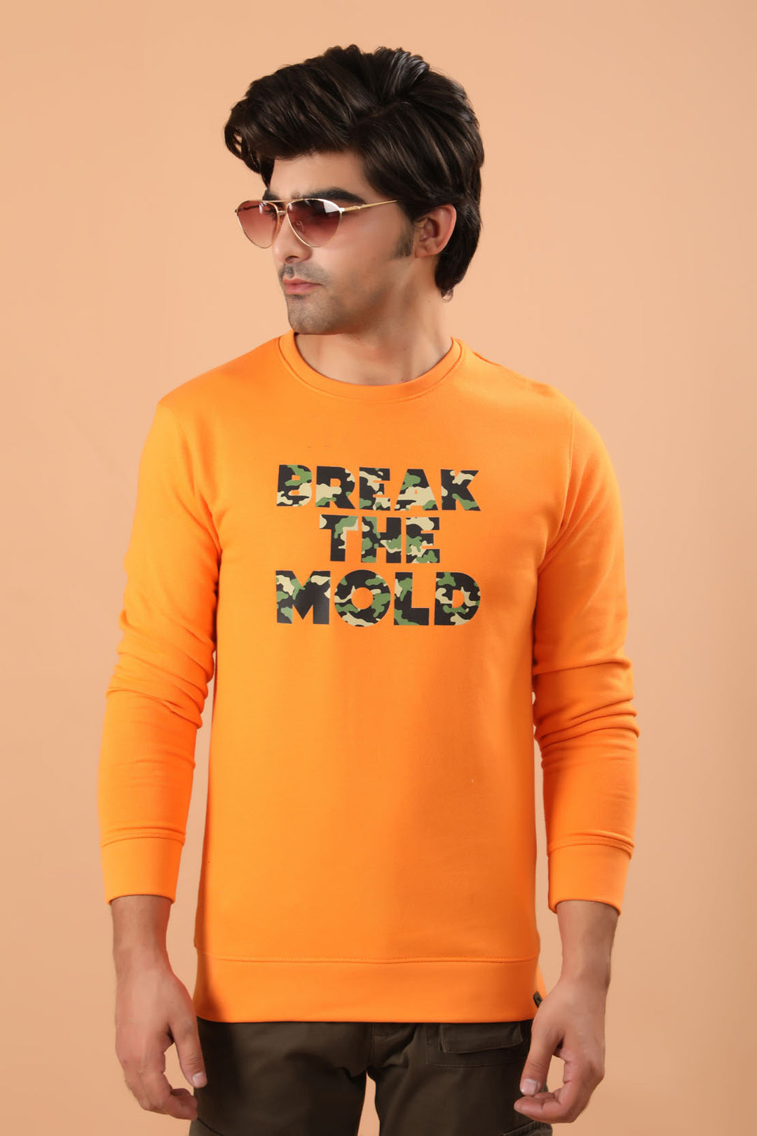 Graphic Sweatshirt Orange (7246865432727)