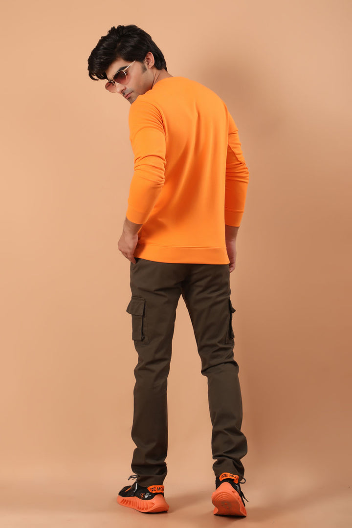 Graphic Sweatshirt Orange (7246865432727)