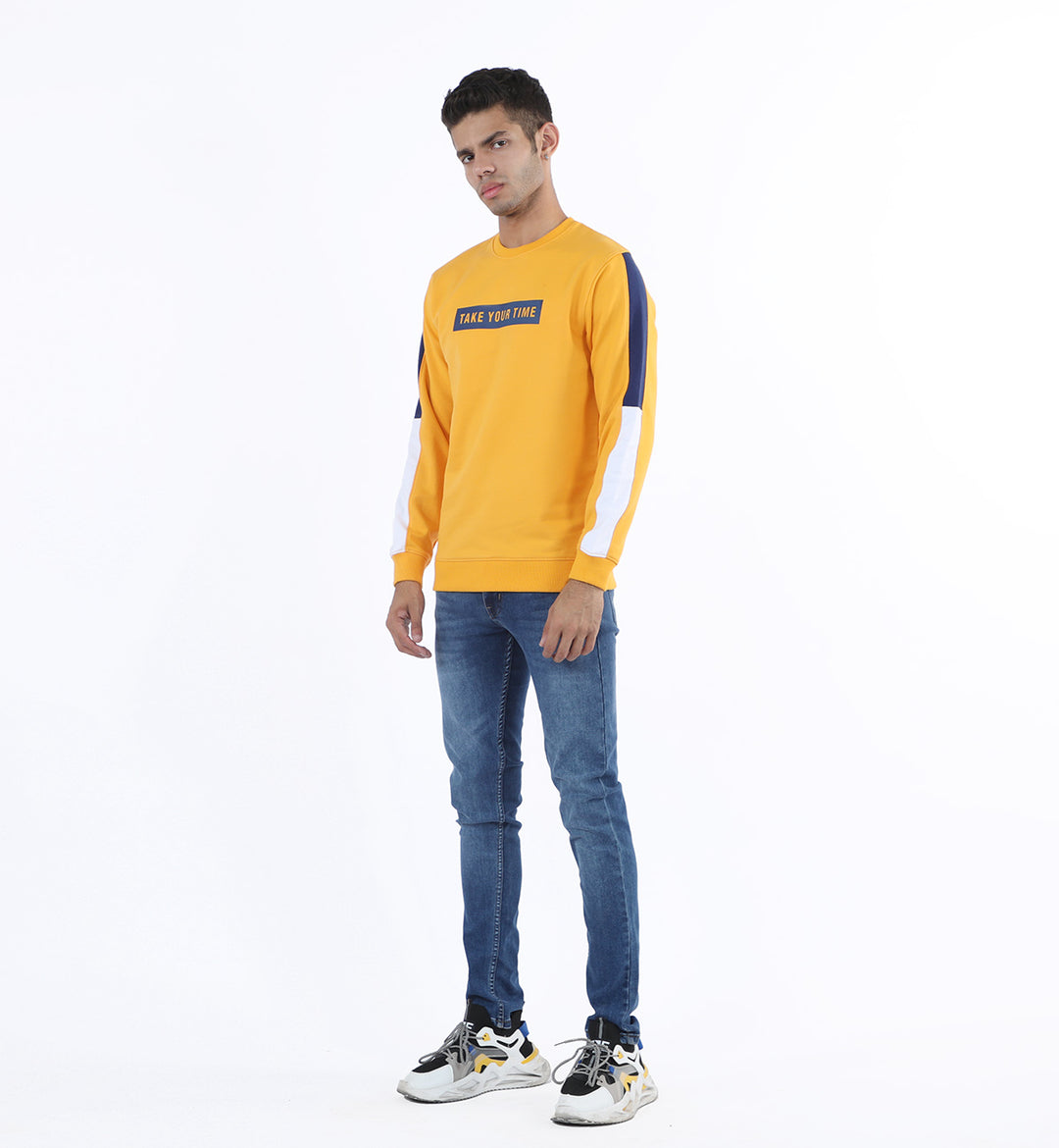 Grapic Sweatshirt Mustard