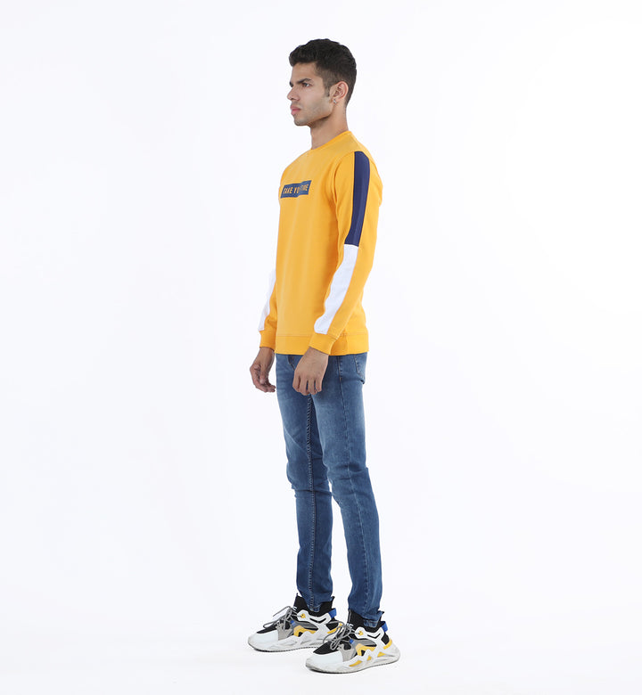 Grapic Sweatshirt Mustard