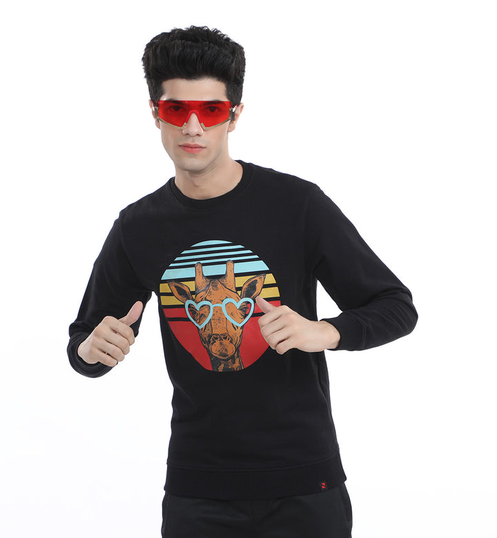 Graphic Sweatshirt Black