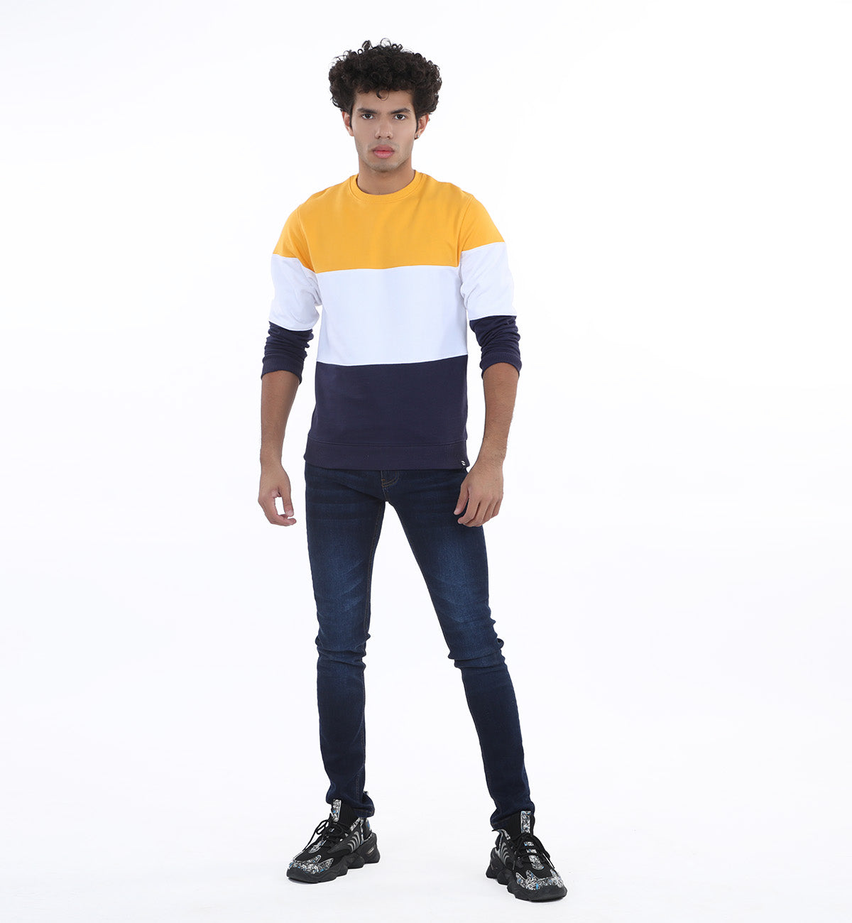 Colour Blocked Sweatshirt Multi