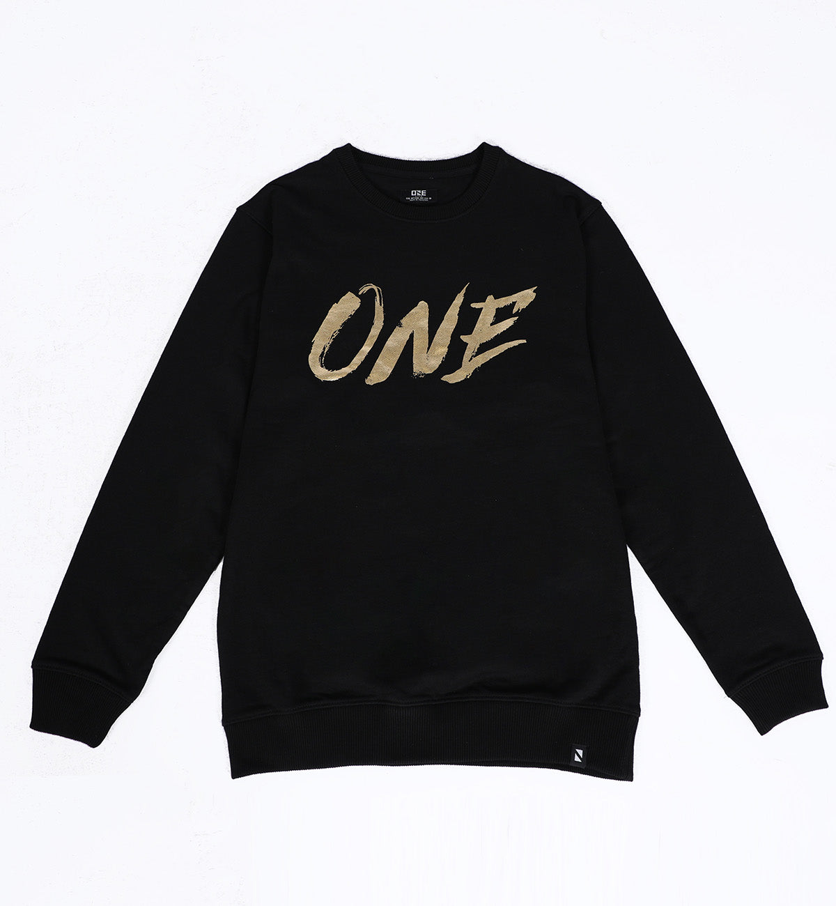 Foiled Sweatshirt Black