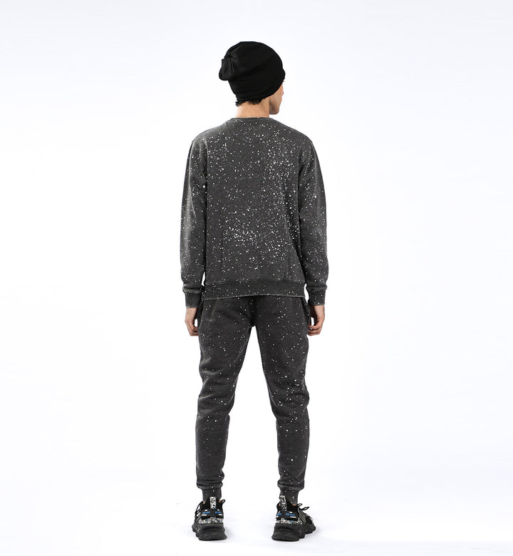 Splatter Sweatshirt Grey