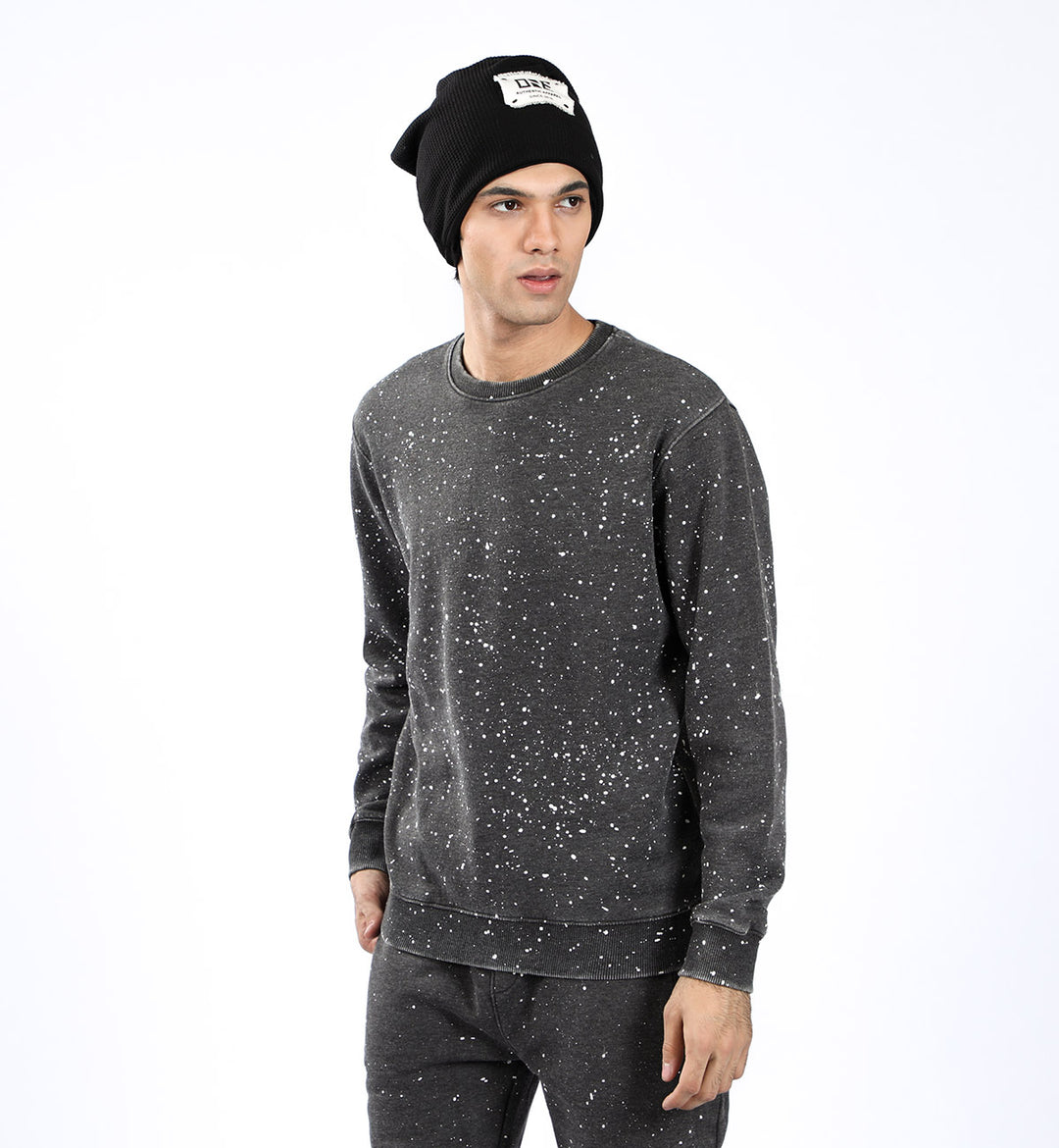 Splatter Sweatshirt Grey