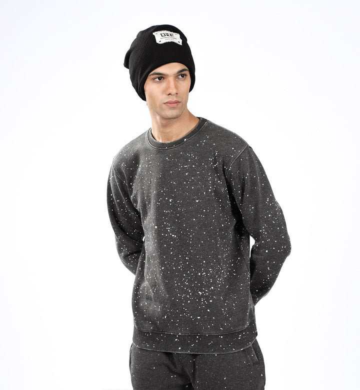 Splatter Sweatshirt Grey