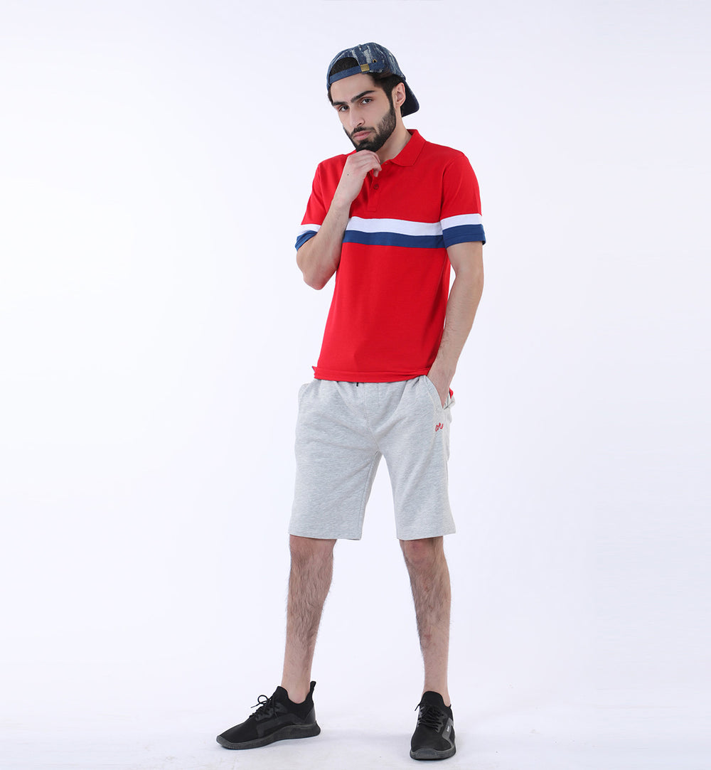 Paneled Polo Red (7548754755735)