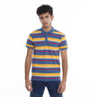 Yarn Dye Polo Navy/Yellow (7593952542871)