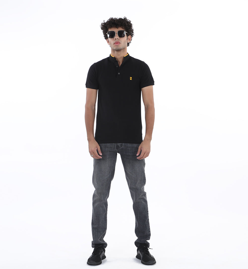 polo black tshirt