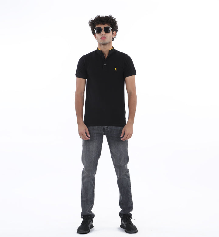 polo black tshirt