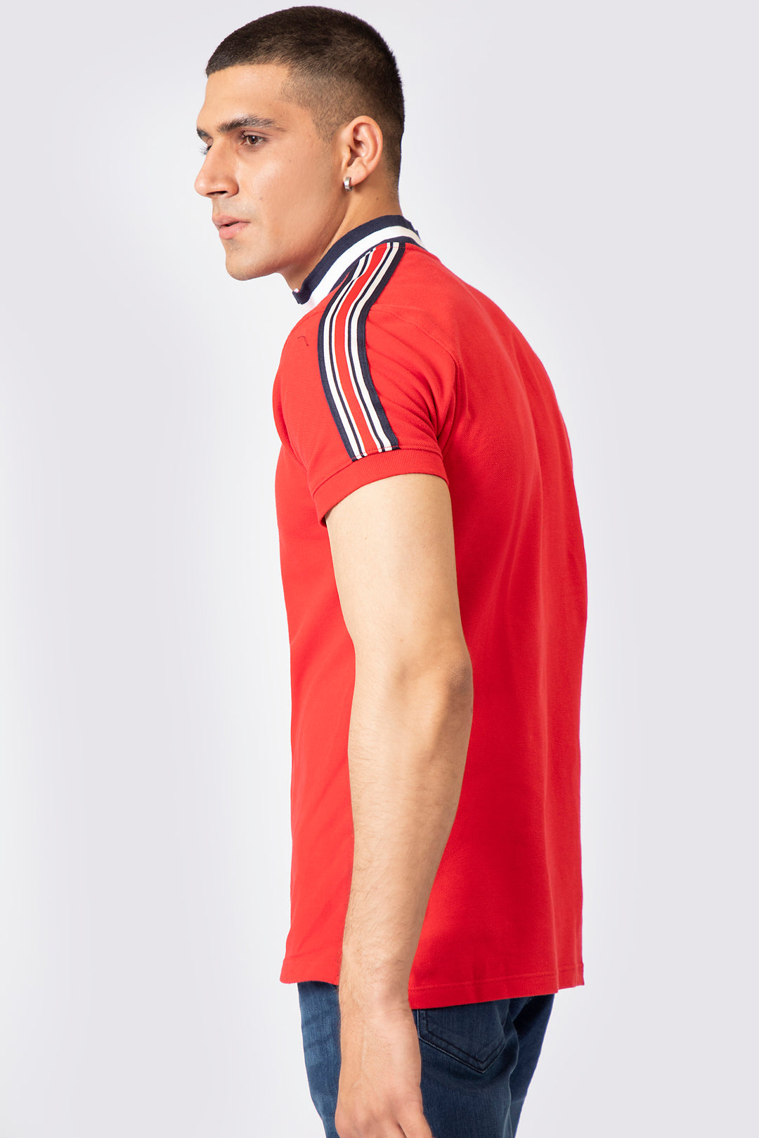 Taped Polo Red