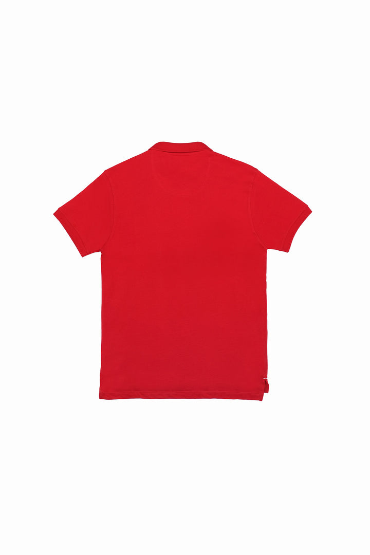 Embossed Polo Red