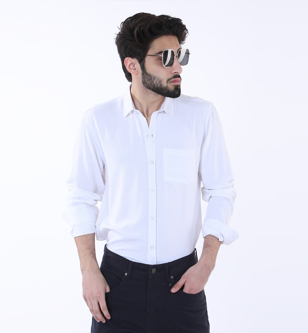 Self Textured White (7584610386071)