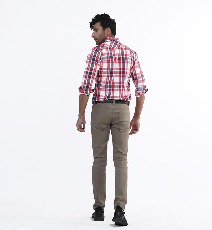 Check Shirt Red/White