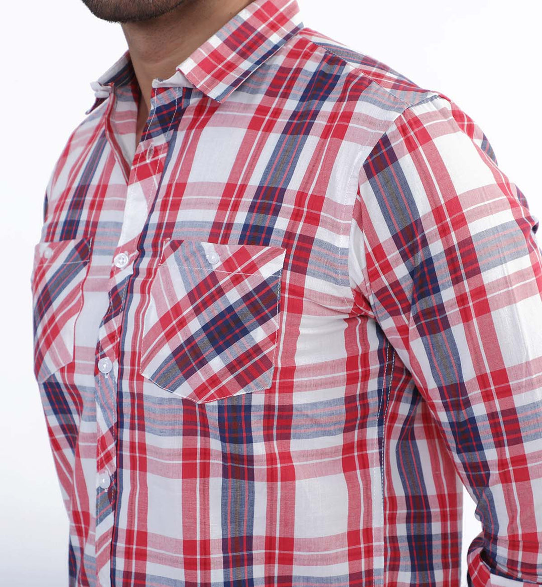 Check Shirt Red/White